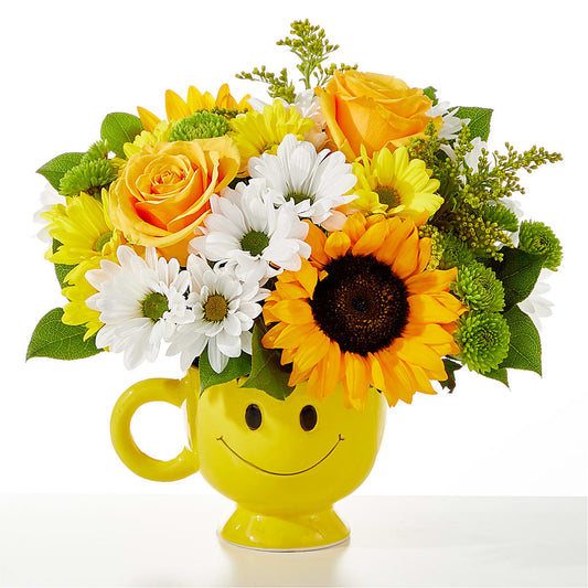 Be Happy Bouquet – MAIN STREET FLORIST & GIFTS, Ridgefield CT