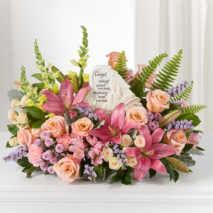 Gentle Light Arrangement – MAIN STREET FLORIST & GIFTS, Ridgefield CT