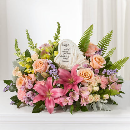 Gentle Light Arrangement – MAIN STREET FLORIST & GIFTS, Ridgefield CT