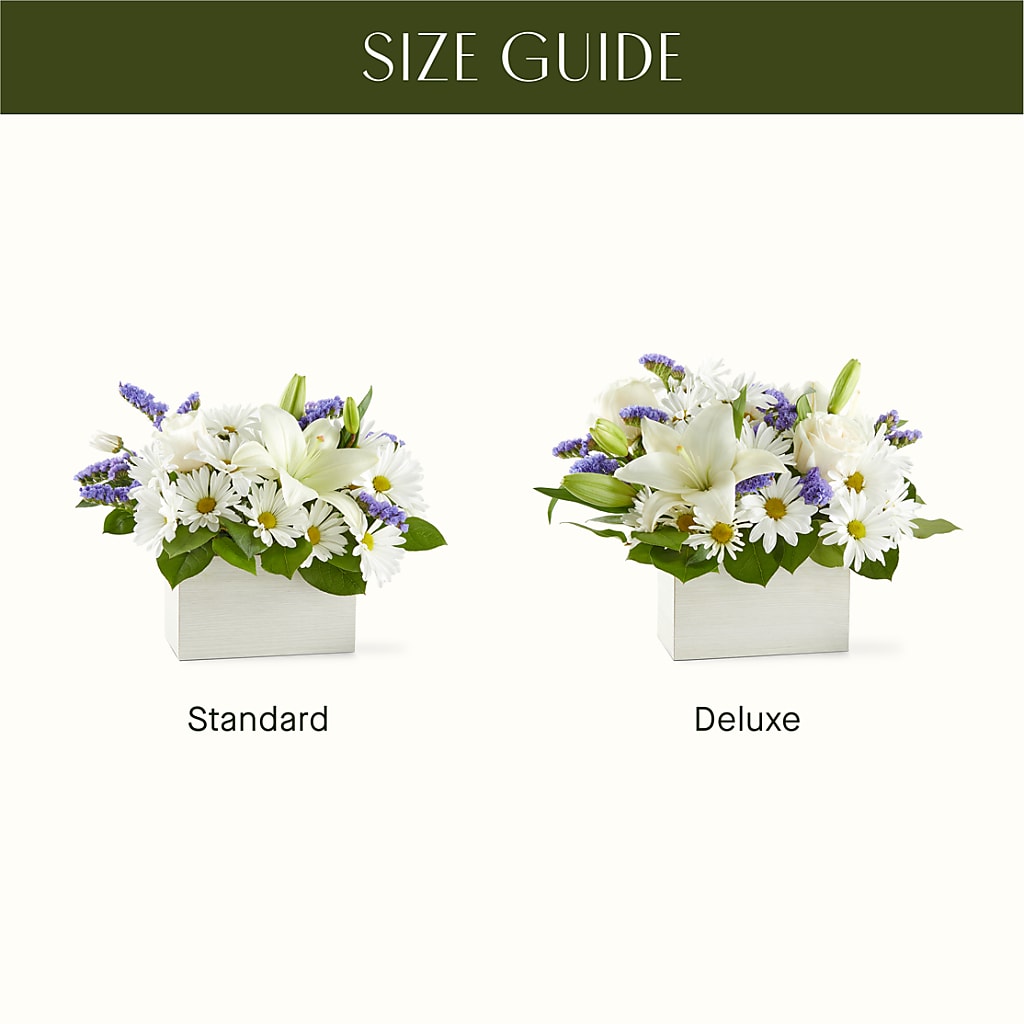 Beyond Blue Box Bouquet – MAIN STREET FLORIST & GIFTS, Ridgefield CT