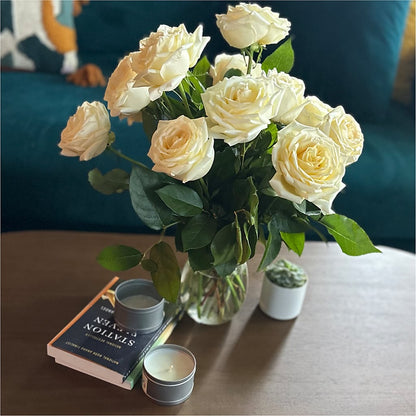 Long Stem Yellow Rose Bouquet – MAIN STREET FLORIST & GIFTS, Ridgefield CT