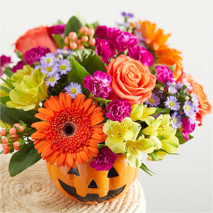 Tricks & Treats Pumpkin – MAIN STREET FLORIST & GIFTS, Ridgefield CT