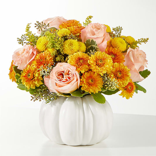 Peachy Pumpkin – MAIN STREET FLORIST & GIFTS, Ridgefield CT