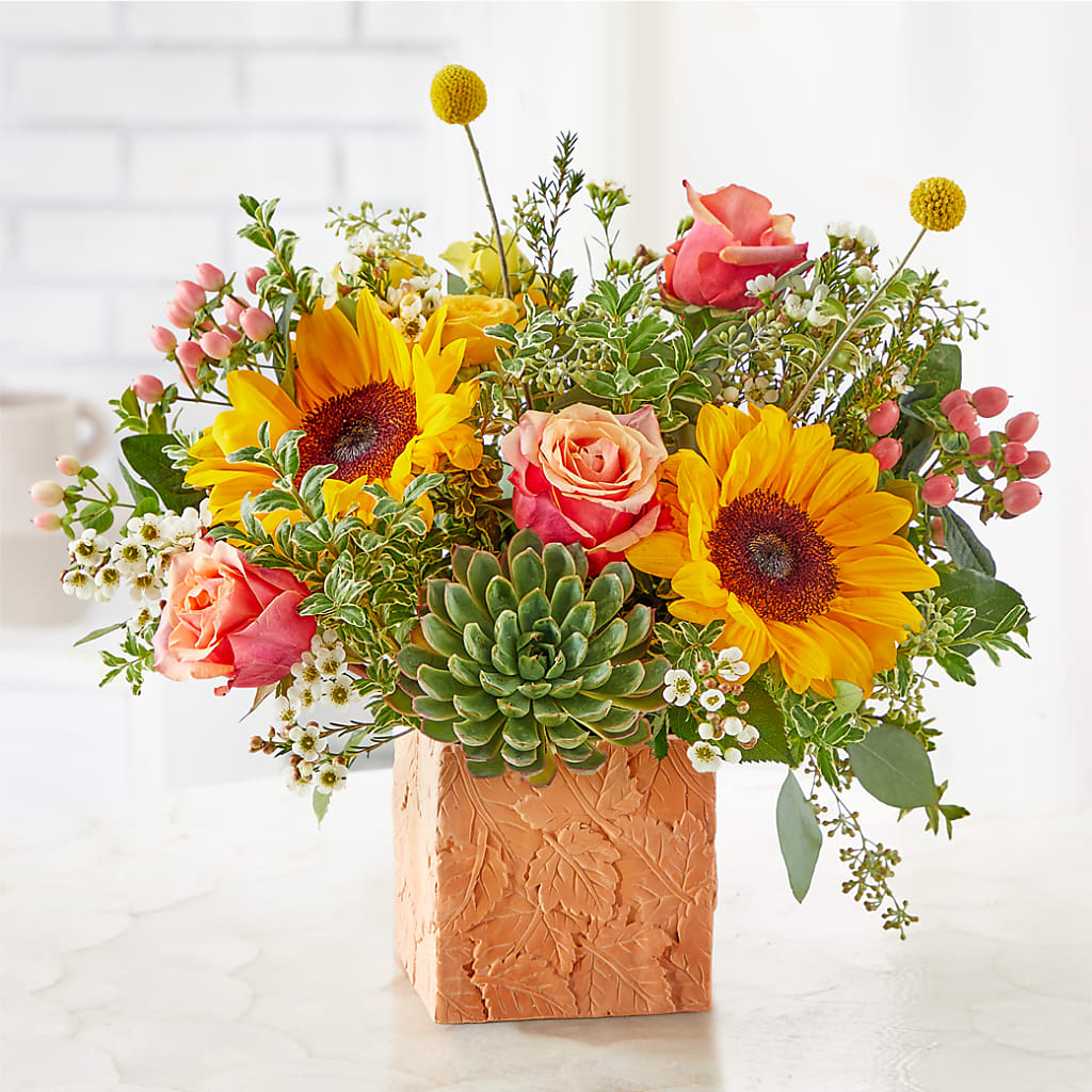 Sunflower Season Bouquet – MAIN STREET FLORIST & GIFTS, Ridgefield CT