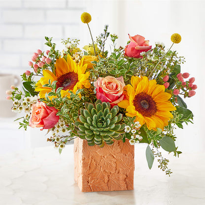 Sunflower Season Bouquet – MAIN STREET FLORIST & GIFTS, Ridgefield CT