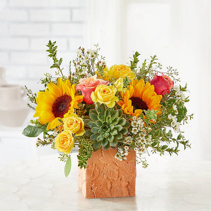 Sunflower Season Bouquet – MAIN STREET FLORIST & GIFTS, Ridgefield CT