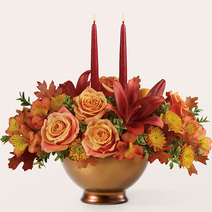 Harvest Table Centerpiece – MAIN STREET FLORIST & GIFTS, Ridgefield CT