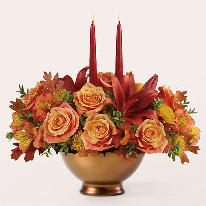 Harvest Table Centerpiece – MAIN STREET FLORIST & GIFTS, Ridgefield CT
