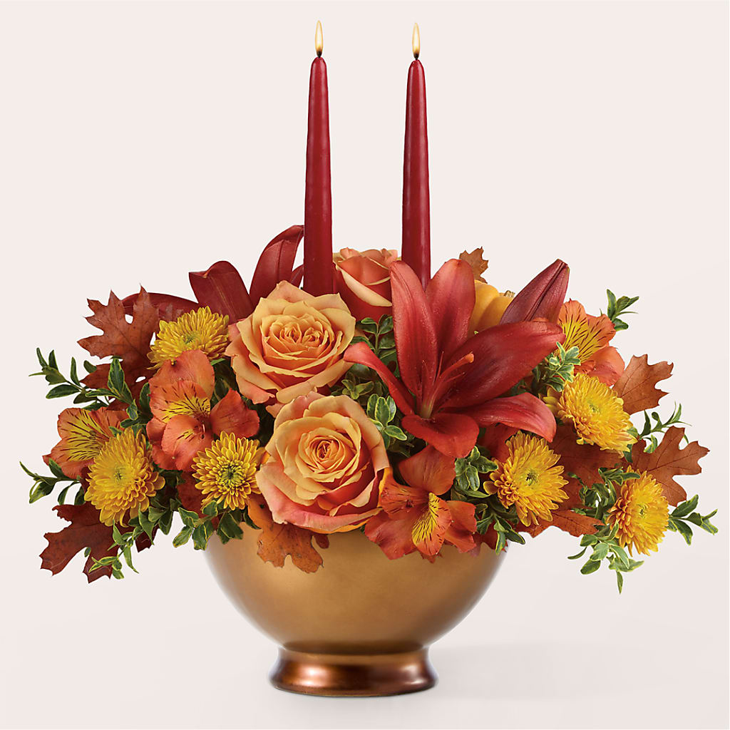 Harvest Table Centerpiece – MAIN STREET FLORIST & GIFTS, Ridgefield CT