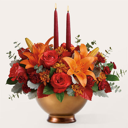 Fruits of Fall Centerpiece – MAIN STREET FLORIST & GIFTS, Ridgefield CT