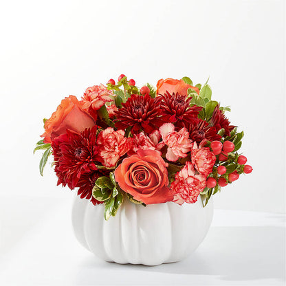 Autumn Air Pumpkin Bouquet – MAIN STREET FLORIST & GIFTS, Ridgefield CT