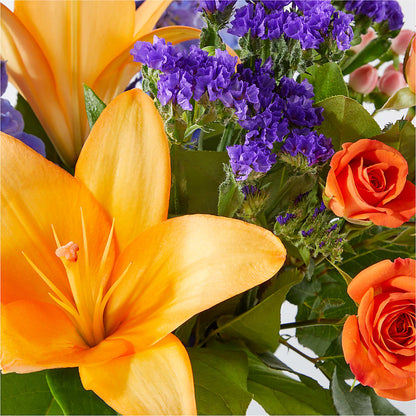 Radiant Citrus Bouquet – MAIN STREET FLORIST & GIFTS, Ridgefield CT
