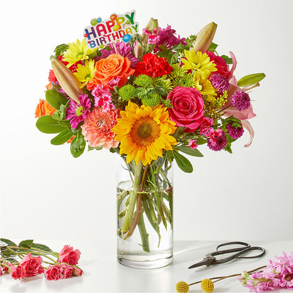 Cue the Confetti - A Florist Original – MAIN STREET FLORIST & GIFTS, Ridgefield CT