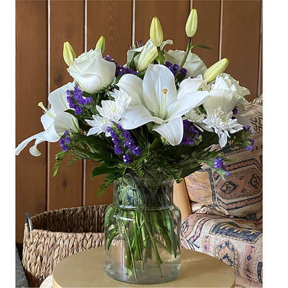 Beyond Blue Bouquet – MAIN STREET FLORIST & GIFTS, Ridgefield CT