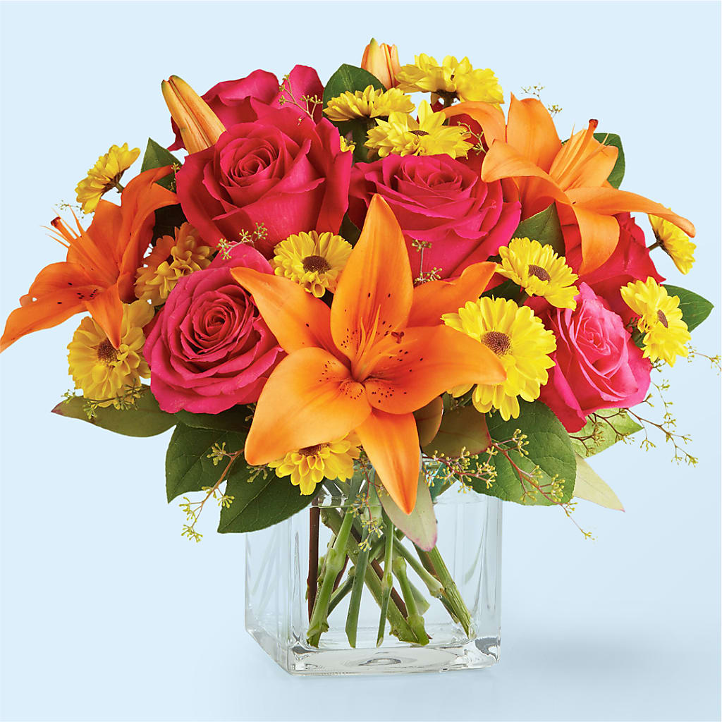 Neon Lights Bouquet – MAIN STREET FLORIST & GIFTS, Ridgefield CT