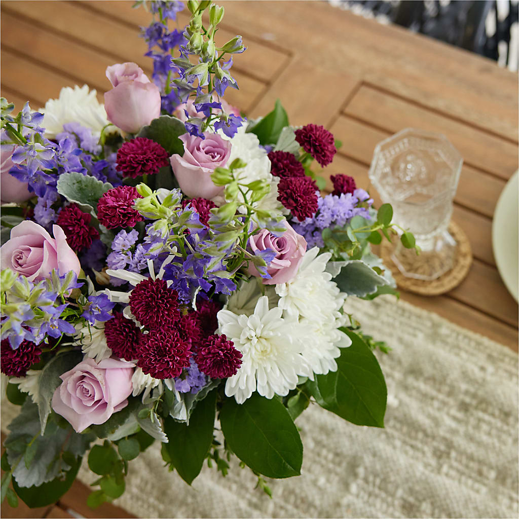 Violet Frost Bouquet – MAIN STREET FLORIST & GIFTS, Ridgefield CT