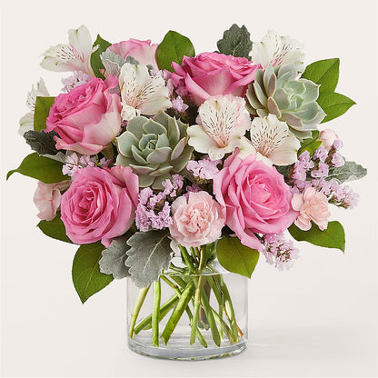 Dusty Rose Bouquet – MAIN STREET FLORIST & GIFTS, Ridgefield CT