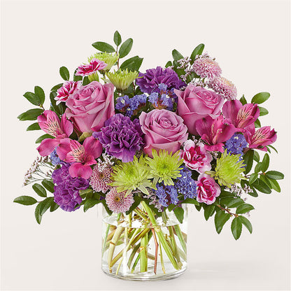 Glass Half Full Bouquet – MAIN STREET FLORIST & GIFTS, Ridgefield CT