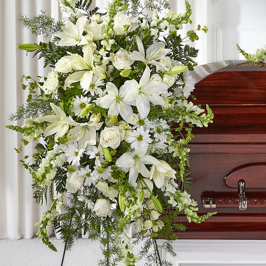 Loving Thoughts Standing Spray – MAIN STREET FLORIST & GIFTS, Ridgefield CT