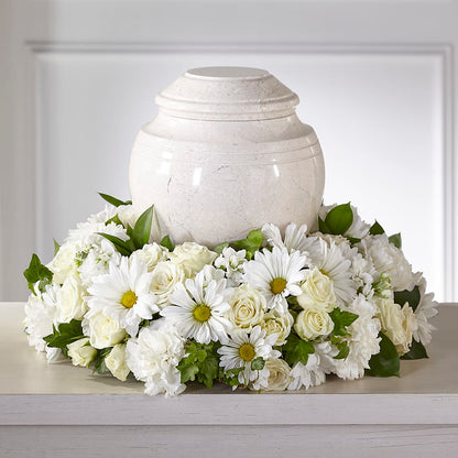 Ivory Gardens Cremation Adornment – MAIN STREET FLORIST & GIFTS, Ridgefield CT