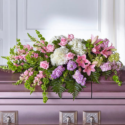 Life's Gratitude Casket Spray – MAIN STREET FLORIST & GIFTS, Ridgefield CT