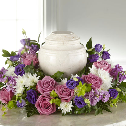 Blooming Sympathy Cremation Adornment – MAIN STREET FLORIST & GIFTS, Ridgefield CT