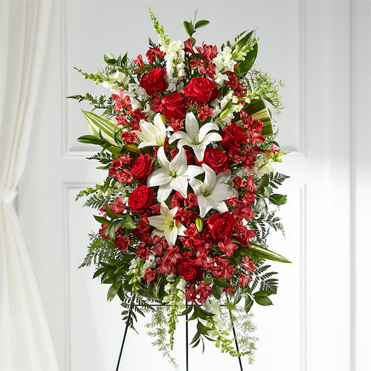 Everlasting Memory Standing Spray – MAIN STREET FLORIST & GIFTS, Ridgefield CT