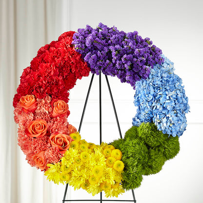 Circle of Love Wreath – MAIN STREET FLORIST & GIFTS, Ridgefield CT