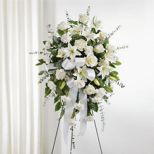 With Care Standing Spray – MAIN STREET FLORIST & GIFTS, Ridgefield CT