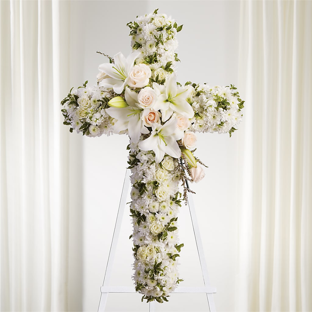 Spiritual Guidance Standing Spray – MAIN STREET FLORIST & GIFTS, Ridgefield CT