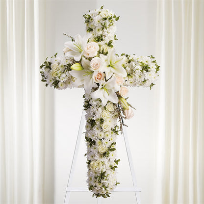 Spiritual Guidance Standing Spray – MAIN STREET FLORIST & GIFTS, Ridgefield CT