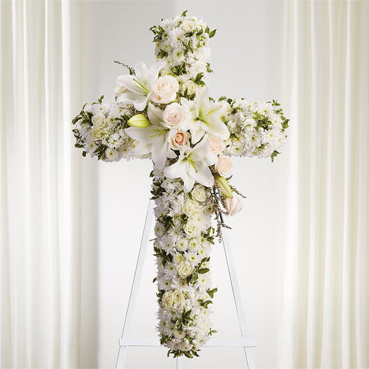 Spiritual Guidance Standing Spray – MAIN STREET FLORIST & GIFTS, Ridgefield CT