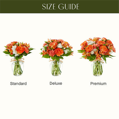 Apricot Glow Bouquet – MAIN STREET FLORIST & GIFTS, Ridgefield CT