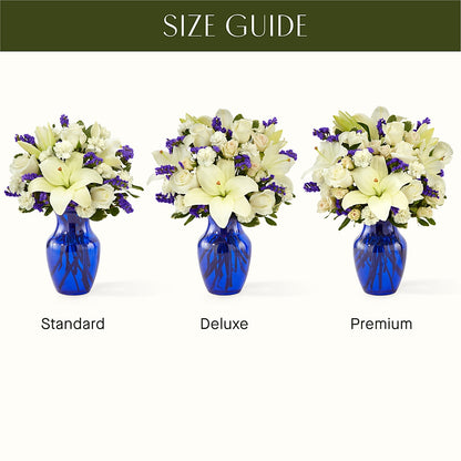 Sapphire Rush Bouquet – MAIN STREET FLORIST & GIFTS, Ridgefield CT