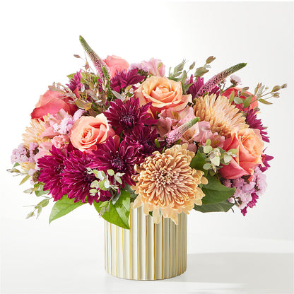 Berry Cobbler Bouquet with Ivory Vase – MAIN STREET FLORIST & GIFTS, Ridgefield CT
