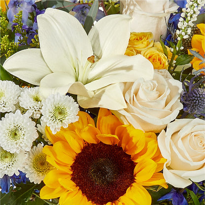 Wonderfully Sunny Bouquet – MAIN STREET FLORIST & GIFTS, Ridgefield CT