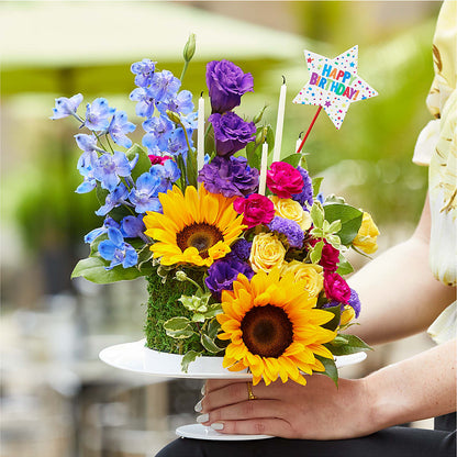 Star of the Day Floral Cake – MAIN STREET FLORIST & GIFTS, Ridgefield CT