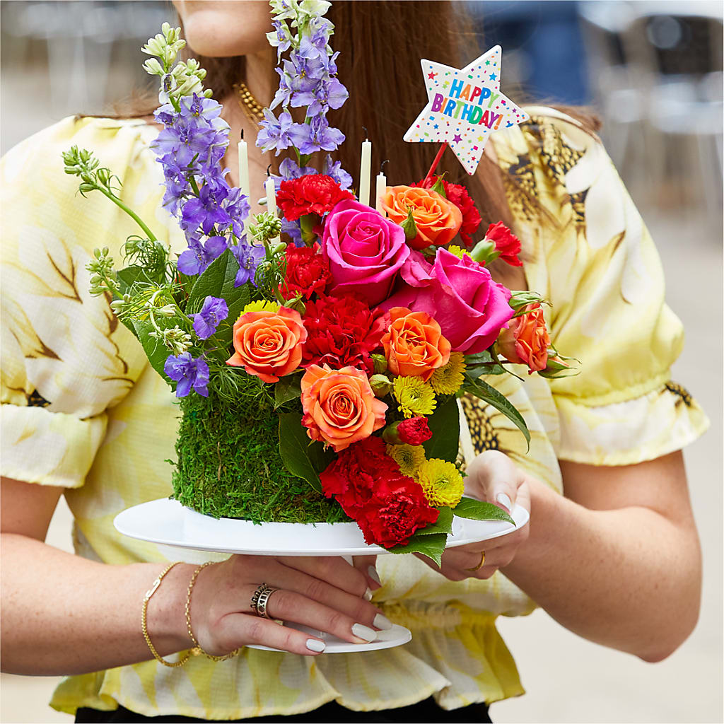 Best Year Yet Floral Cake – MAIN STREET FLORIST & GIFTS, Ridgefield CT
