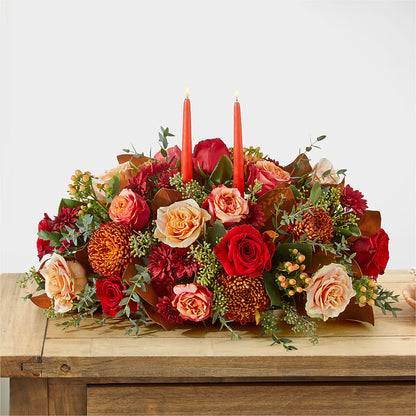 Gather Near Centerpiece – MAIN STREET FLORIST & GIFTS, Ridgefield CT