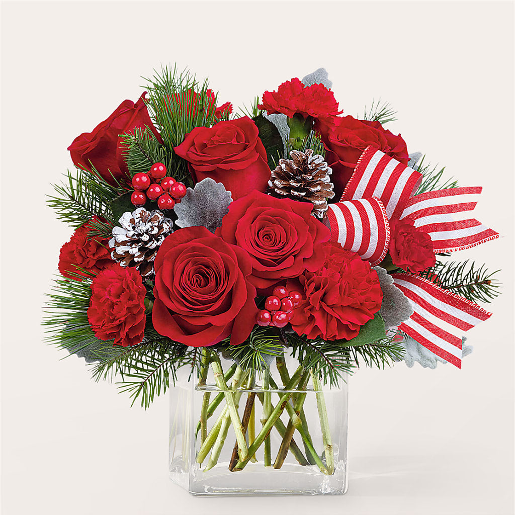 Baking Spirits Bright Bouquet – MAIN STREET FLORIST & GIFTS, Ridgefield CT