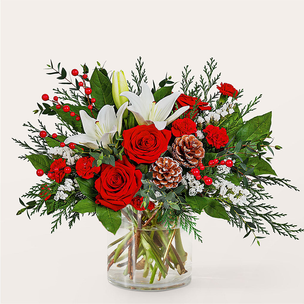 Best in Snow Bouquet – MAIN STREET FLORIST & GIFTS, Ridgefield CT