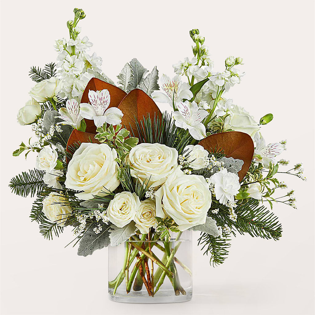 Fresh Snowfall Bouquet – MAIN STREET FLORIST & GIFTS, Ridgefield CT