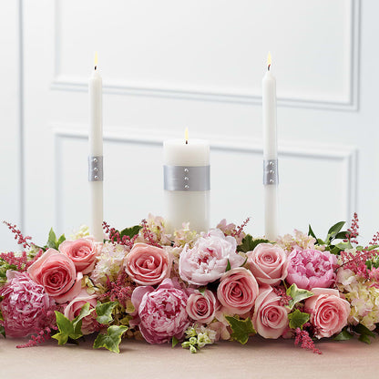 Worldwide Romance Unity Candle Arrangement – MAIN STREET FLORIST & GIFTS, Ridgefield CT